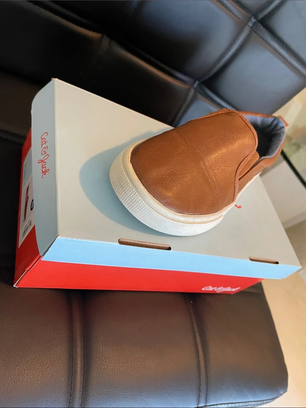 Cat & Jack Brown Slip-On Casual Sneakers